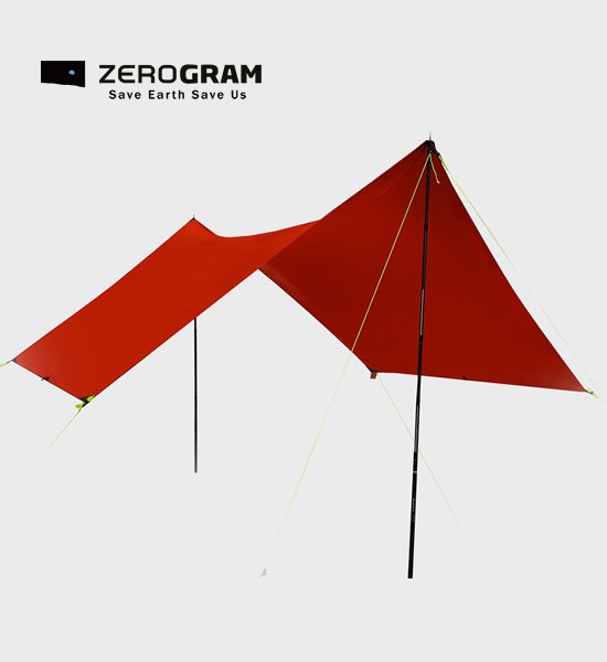 【ZEROGRAM】ゼログラム Minimalist Recta tarp21 "Red"