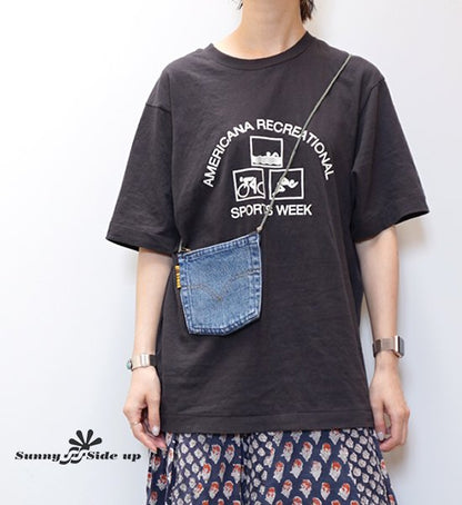 【Sunny side up】 サニーサイドアップ Back Pocket Sacoche "Blue" ※ネコポス可