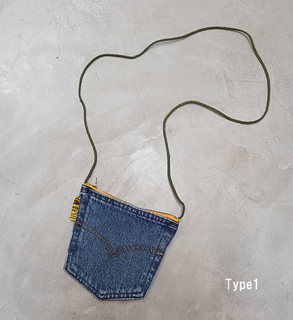 【Sunny side up】 サニーサイドアップ Back Pocket Sacoche "Blue" ※ネコポス可