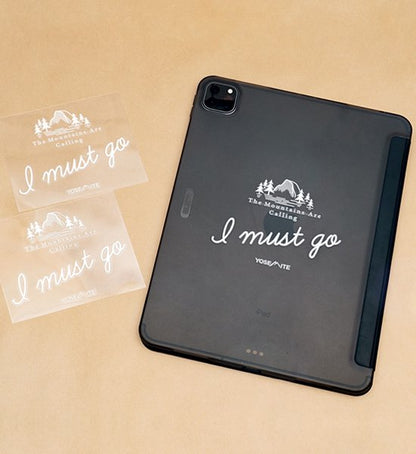 【Yosemite】 I Must Go Sticker "White" ※ネコポス可