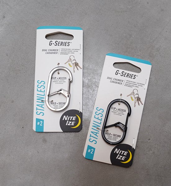 【NITE IZE】ナイトアイズ G Carabiner Stainless #2 "2Color" ※ネコポス可