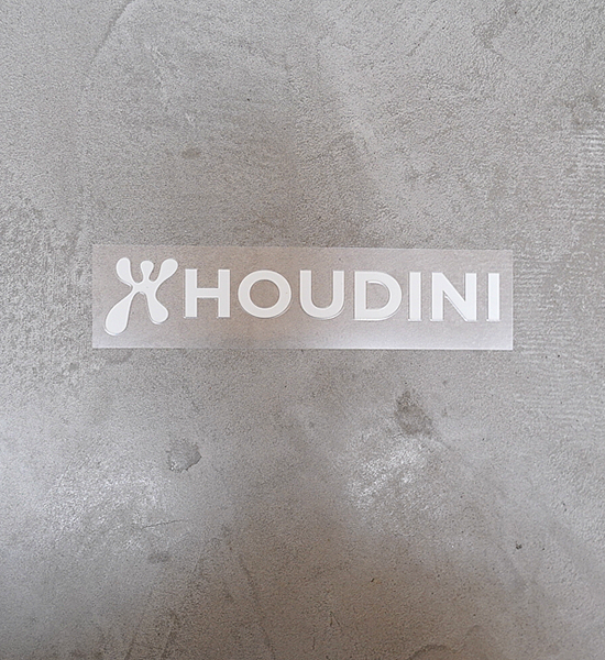 【HOUDINI】フーディニ Logo Cutting Sticker S ※ネコポス可