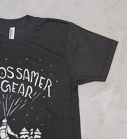 【Gossamer Gear】ゴッサマーギア Glow in the dark Shirt "Charcoal Gray" ※ネコポス可