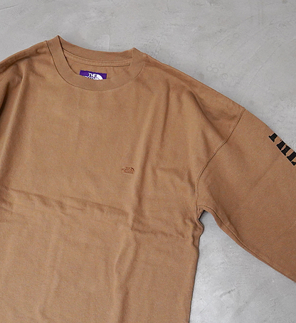 ★30%off【THE NORTH FACE PURPLE LABEL】ノースフェイスパープルレーベル men's 8oz L/S Graphic Tee "Coyote"