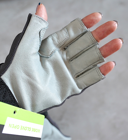 【EDELRID】エーデルリッド Work Glove Open "チタン" ※ネコポス可