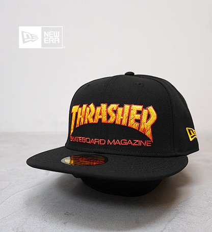 ★30%off【NEW ERA】ニューエラ 59Fifty Thrasher Magazine Logo ”Black”