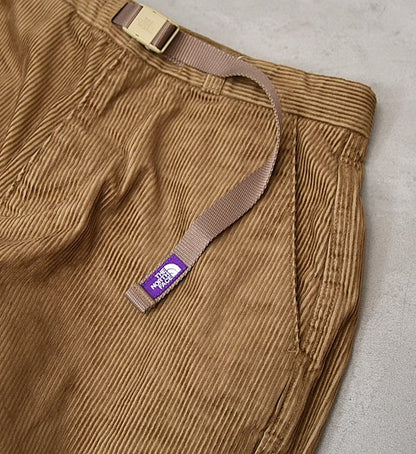 【THE NORTH FACE PURPLE LABEL】ノースフェイスパープルレーベル men's Corduroy Wide Tapered Pants "Coyote"