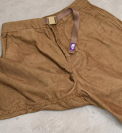 【THE NORTH FACE PURPLE LABEL】ノースフェイスパープルレーベル men's Corduroy Wide Tapered Pants "Coyote"