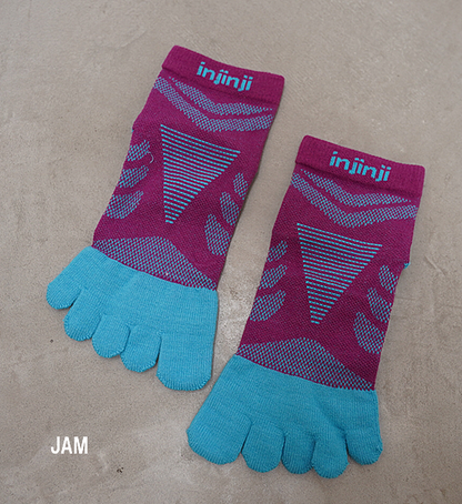 【injinji】インジンジ women's Ultra Run Mini-Crew "5Color" ※ネコポス可