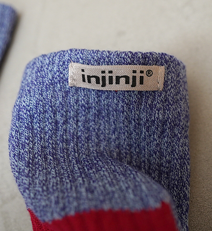 【injinji】インジンジ Outdoor Midweight Crew NuＷool "ボールパーク" ※ネコポス可