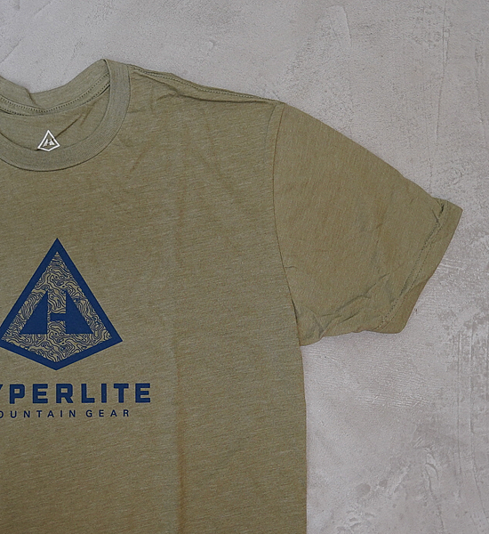 【Hyperlite Mountain Gear】ハイパーライトマウンテンギア Topo Logo Tee ”3Color”  ※ネコポス可