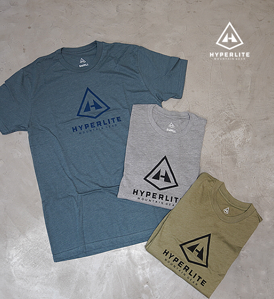 【Hyperlite Mountain Gear】ハイパーライトマウンテンギア Vertical Logo Tee ”3Color”  ※ネコポス可