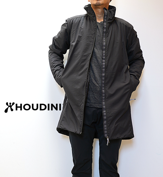 【HOUDINI】フーディニ men's Add-in Jacket "True Black"