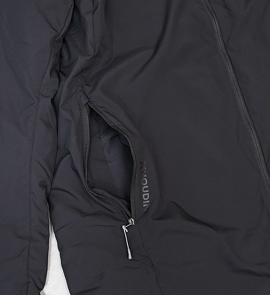 【HOUDINI】フーディニ men's Add-in Jacket "True Black"