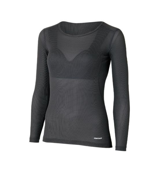 【finetrack】ファイントラック Women's Dry Layer Warm Bratop Long Sleeve "Graphite"