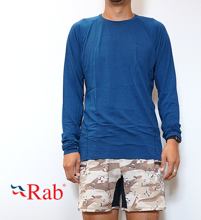 【Rab】ラブ men's Forge LS Tee "2Color" ※ネコポス可