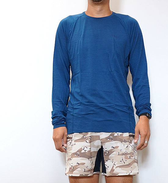 【Rab】ラブ men's Forge LS Tee "2Color" ※ネコポス可