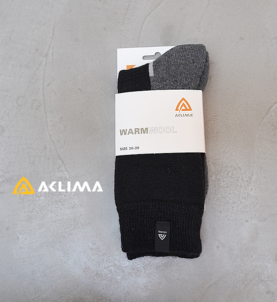 【ACLIMA】アクリマ Warmwool Short Socks "Jet Black" ※ネコポス可