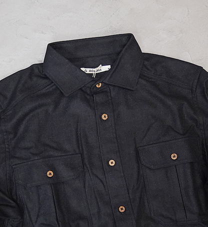 【ACLIMA】アクリマ men's Leisurewool Reborn Wool Shirt "2Color"