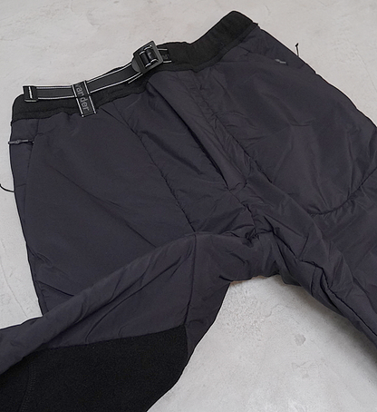 ★30%off 【and wander】アンドワンダー men's top fleece pants "Black"