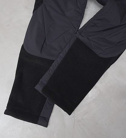 ★30%off 【and wander】アンドワンダー men's top fleece pants "Black"