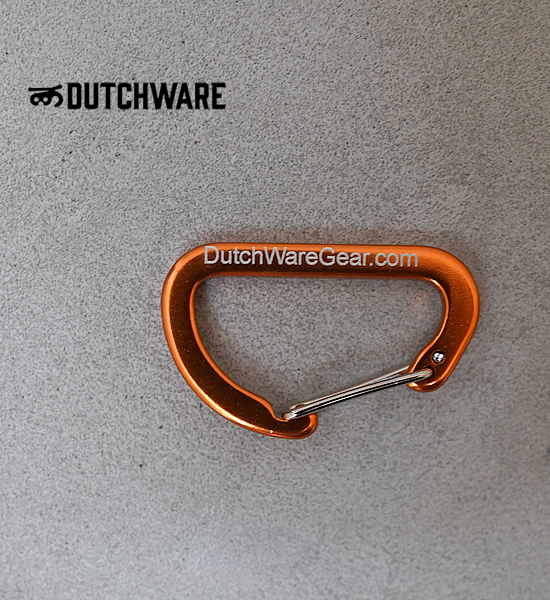 【DUTCHWARE】ダッチウエア Dutchwaregear.com Micro Carabiner "Orange" ※ネコポス可