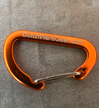 【DUTCHWARE】ダッチウエア Dutchwaregear.com Micro Carabiner "Orange" ※ネコポス可