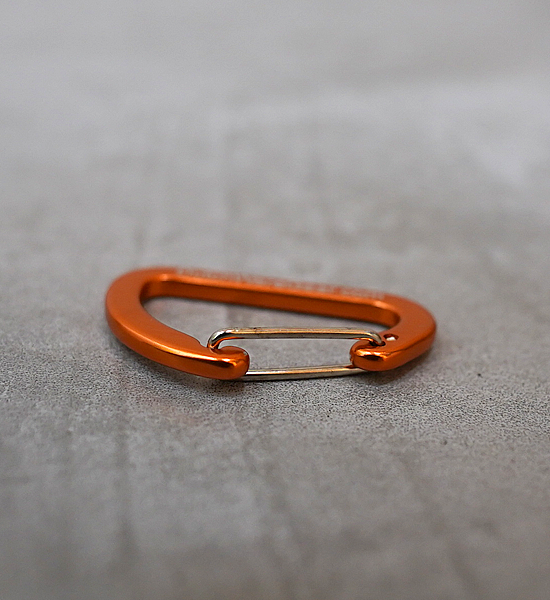 【DUTCHWARE】ダッチウエア Dutchwaregear.com Micro Carabiner "Orange" ※ネコポス可