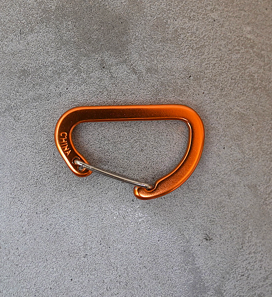 【DUTCHWARE】ダッチウエア Dutchwaregear.com Micro Carabiner "Orange" ※ネコポス可