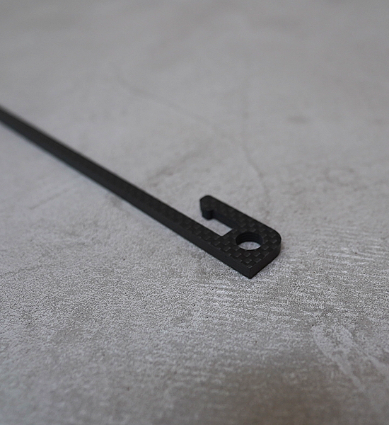 【DUTCHWARE】ダッチウエア Carbon Fiber Tent Stake "Black" ※ネコポス可