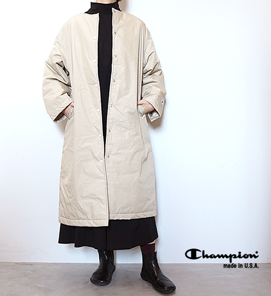 ★30%off【Champion】チャンピオン Long Coat "Sand Beige"