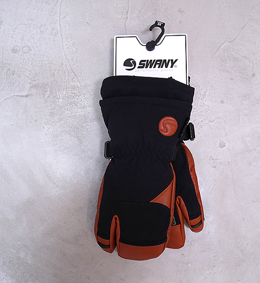 ★30%off【SWANY】スワニー Women's 970 GTX 3 Finger Mitt "BK×CRM"