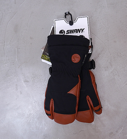 ★30%off【SWANY】スワニー Men's 970 GTX 3 Finger Mitt "BK×CRM"