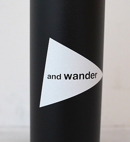 【and wander】アンドワンダー and wander MiiR bottle 16oz ”Black”