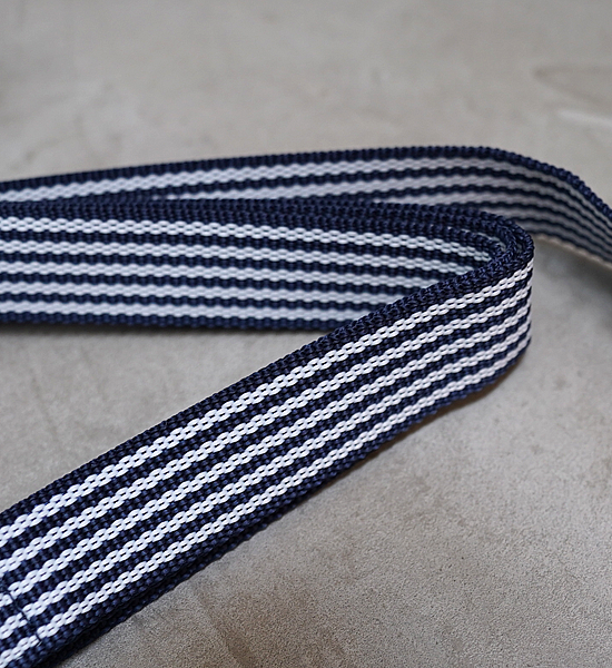 【nanamica】ナナミカ Stripe Tech Belt "Navy" ※ネコポス可