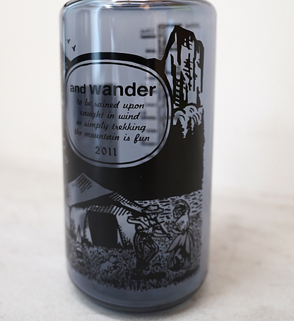 【and wander】アンドワンダー and wander nalgen 1L Tritan ”Black”