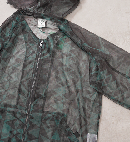 【South2 West8】サウスツーウエストエイト Bush Parka-Lightweight Mesh "Skull＆Target" ※ネコポス可