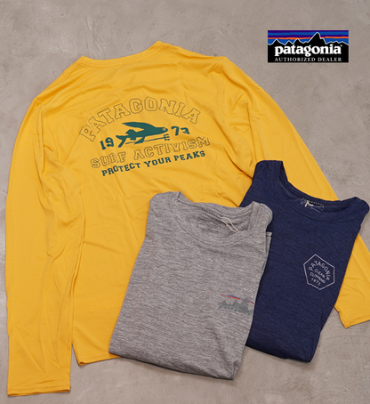 【patagonia】パタゴニア men's L/S Capilene Cool Daily Graphic Shirt "4Color” ※ネコポス可