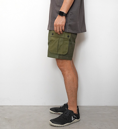 ★30%off 【ROKX】ロックス Workers Short Pant By COSEALS Material REBORN "Olive"