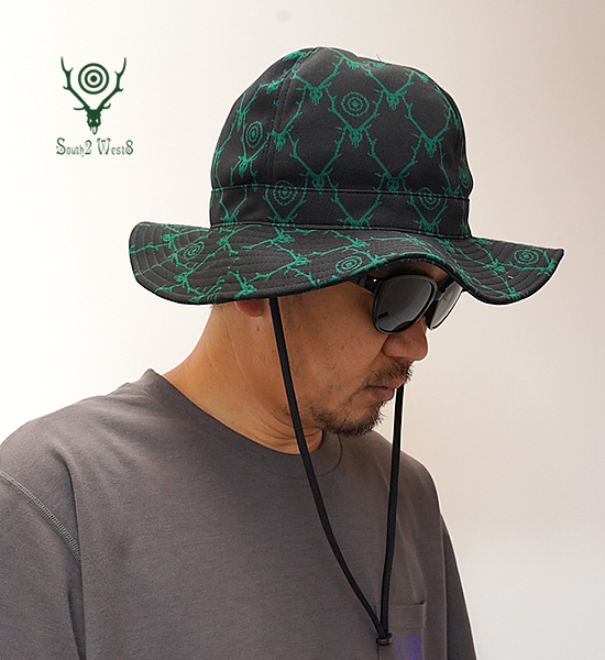 【South2 West8】サウスツーウエストエイト Crusher Hat-3 Poly Jq. "2Color"