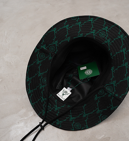 【South2 West8】サウスツーウエストエイト Crusher Hat-3 Poly Jq. "2Color"