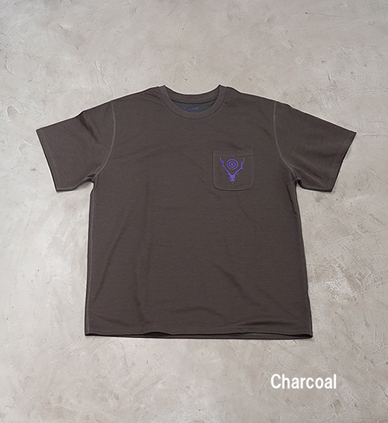 【South2 West8】サウスツーウエストエイト S/S Round Pocket Tee-Circle Horn "2Color" ※ネコポス可