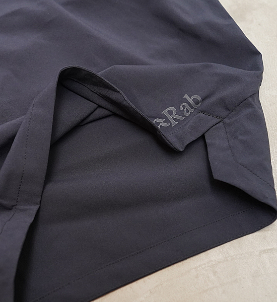 【Rab】ラブ men's Talus Active Shorts "Ebony" ※ネコポス可