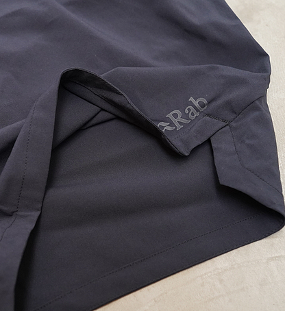 【Rab】ラブ men's Talus Active Shorts "Ebony" ※ネコポス可