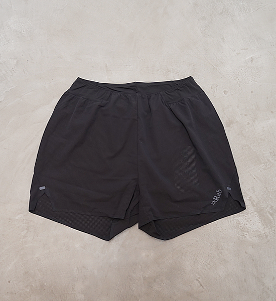 【Rab】ラブ men's Talus Ultra Shorts "Ebony" ※ネコポス可