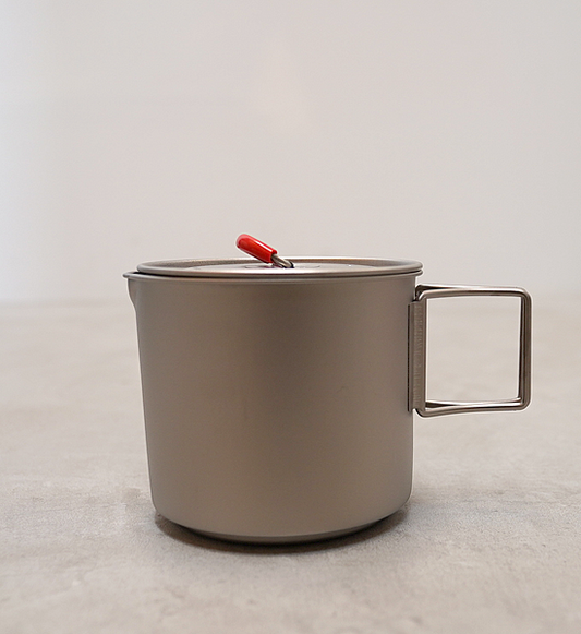 【EVERNEW】エバニュー Ti Mug pot 500 "Red"