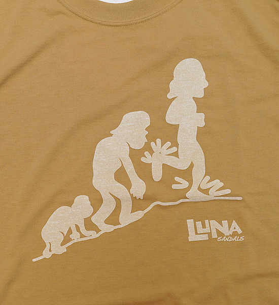 【LUNA SANDALS】ルナサンダル Luna Evolution Bring Tee "2Color" ※ネコポス可