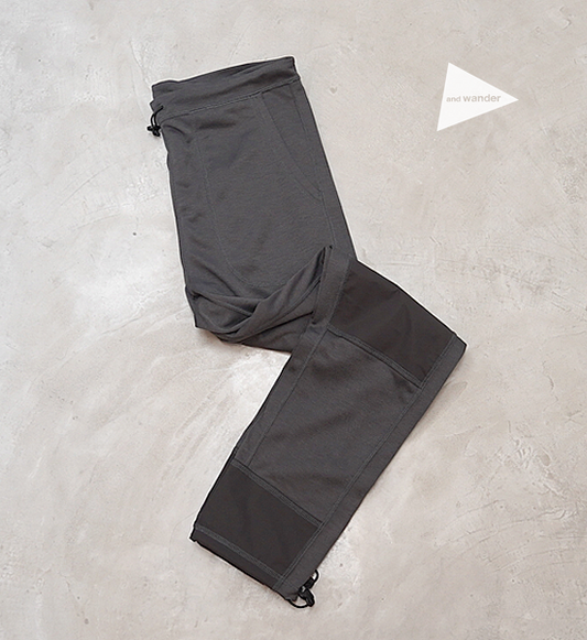 【and wander】アンドワンダー women's power dry jersey tights "2Color"