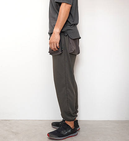 【South2 West8】サウスツーウエストエイト Tenkara Trout Sweat Pant-Poly Jersey "Charcoal"