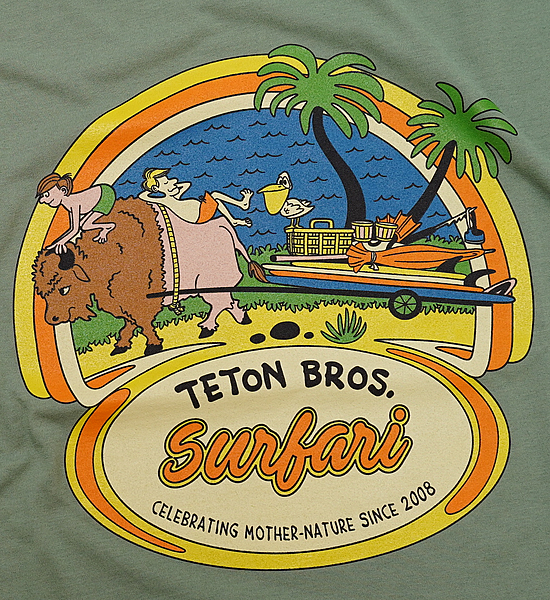 【Teton Bros】ティートンブロス men's TB Surfari Tee "3Color" ※ネコポス可